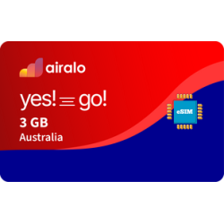 Airalo Australia 3GB Data eSIM