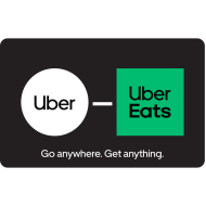 Uber & Uber Eats eGift Card - $500