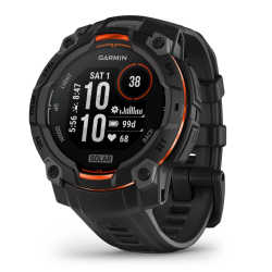 Garmin Instinct® 3 - 45mm Solar Black with Black Silicone Band