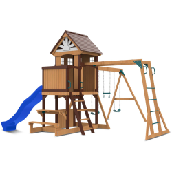 Lifespan Kids Meer Brook Play Centre Set with 2.2m Blue Slide